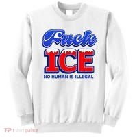 F!ck F Ice No Humman Is Illegal Sweatshirt thumb 0