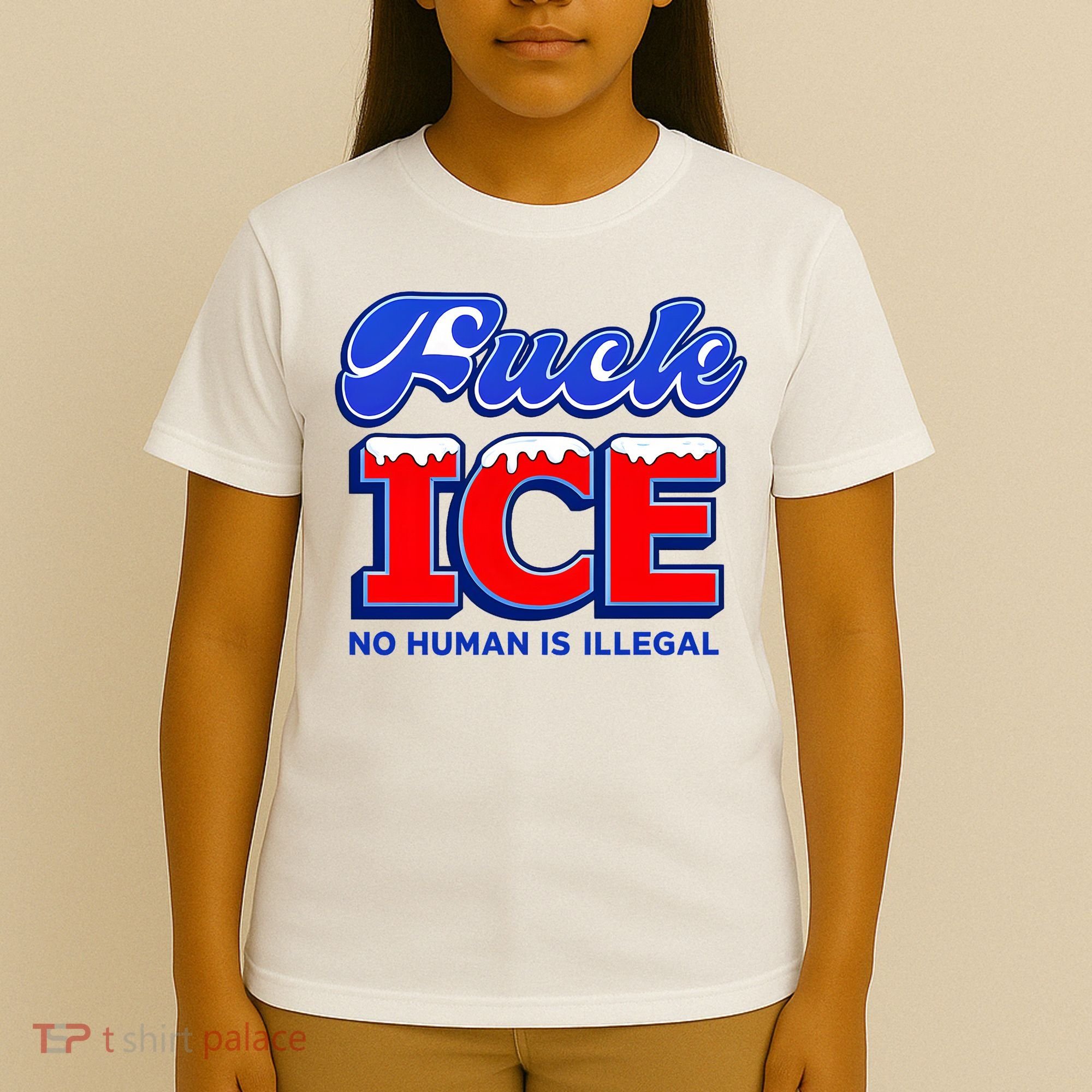 F!ck F Ice No Humman Is Illegal T-Shirt