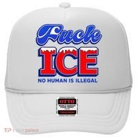 F!ck F Ice No Humman Is Illegal Hat thumb 0