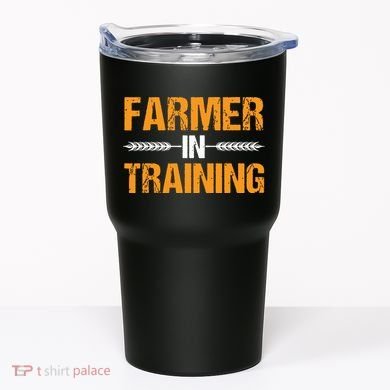 Funny Farmer In Training Apparel Farm Farming Tumbler