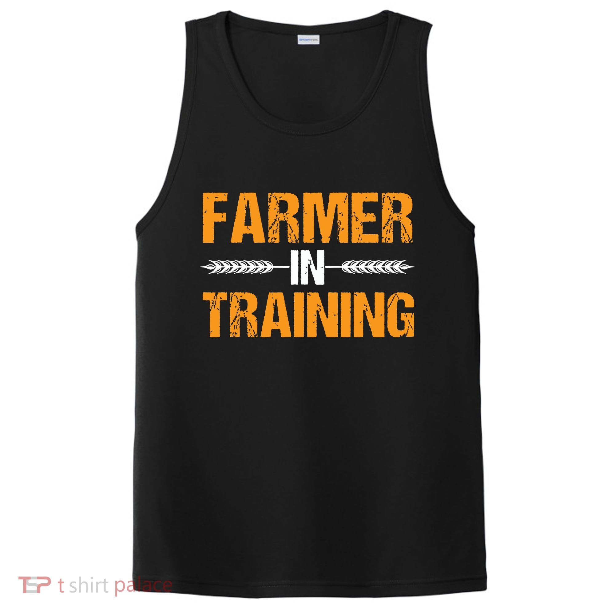 Funny Farmer In Training Apparel Farm Farming PosiCharge Competitor Tank
