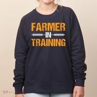 Funny Farmer In Training Apparel Farm Farming Women's Sweatshirt thumb 0
