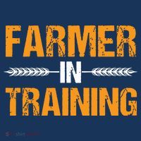 Funny Farmer In Training Apparel Farm Farming Comfort Colors Heavyweight Long Sleeve T-Shirt thumb 2
