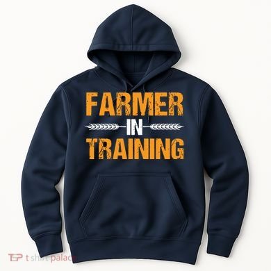 Funny Farmer In Training Apparel Farm Farming Hoodie