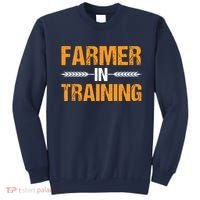 Funny Farmer In Training Apparel Farm Farming Sweatshirt thumb 0