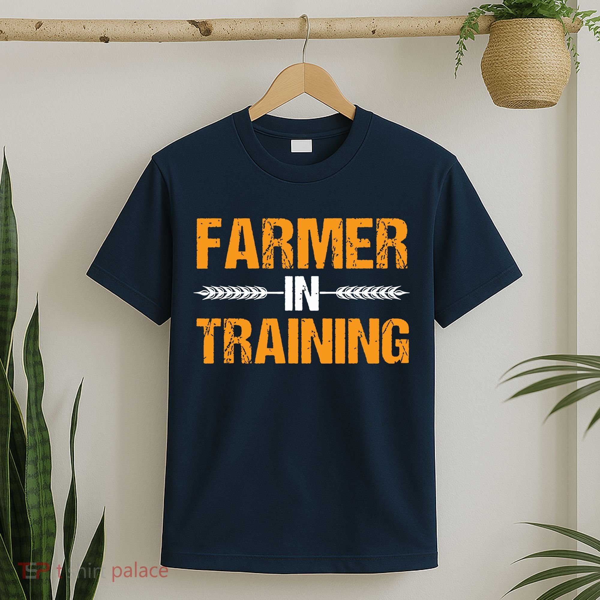 Funny Farmer In Training Apparel Farm Farming T-Shirt