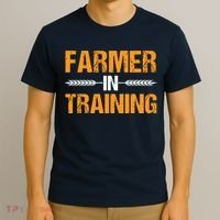 Funny Farmer In Training Apparel Farm Farming T-Shirt thumb 3