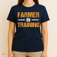 Funny Farmer In Training Apparel Farm Farming T-Shirt thumb 4