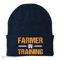 Funny Farmer In Training Apparel Farm Farming Beanie thumb 0