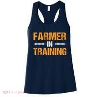 Funny Farmer In Training Apparel Farm Farming Women's Tank Top thumb 0