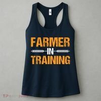 Funny Farmer In Training Apparel Farm Farming Women's Tank Top thumb 3