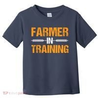Funny Farmer In Training Apparel Farm Farming Toddler T-Shirt thumb 0