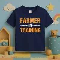 Funny Farmer In Training Apparel Farm Farming Toddler T-Shirt thumb 3