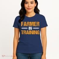 Funny Farmer In Training Apparel Farm Farming Women's T-Shirt thumb 4