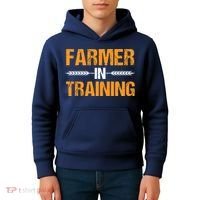Funny Farmer In Training Apparel Farm Farming Kids Hoodie thumb 4