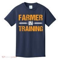 Funny Farmer In Training Apparel Farm Farming Kids T-Shirt thumb 0