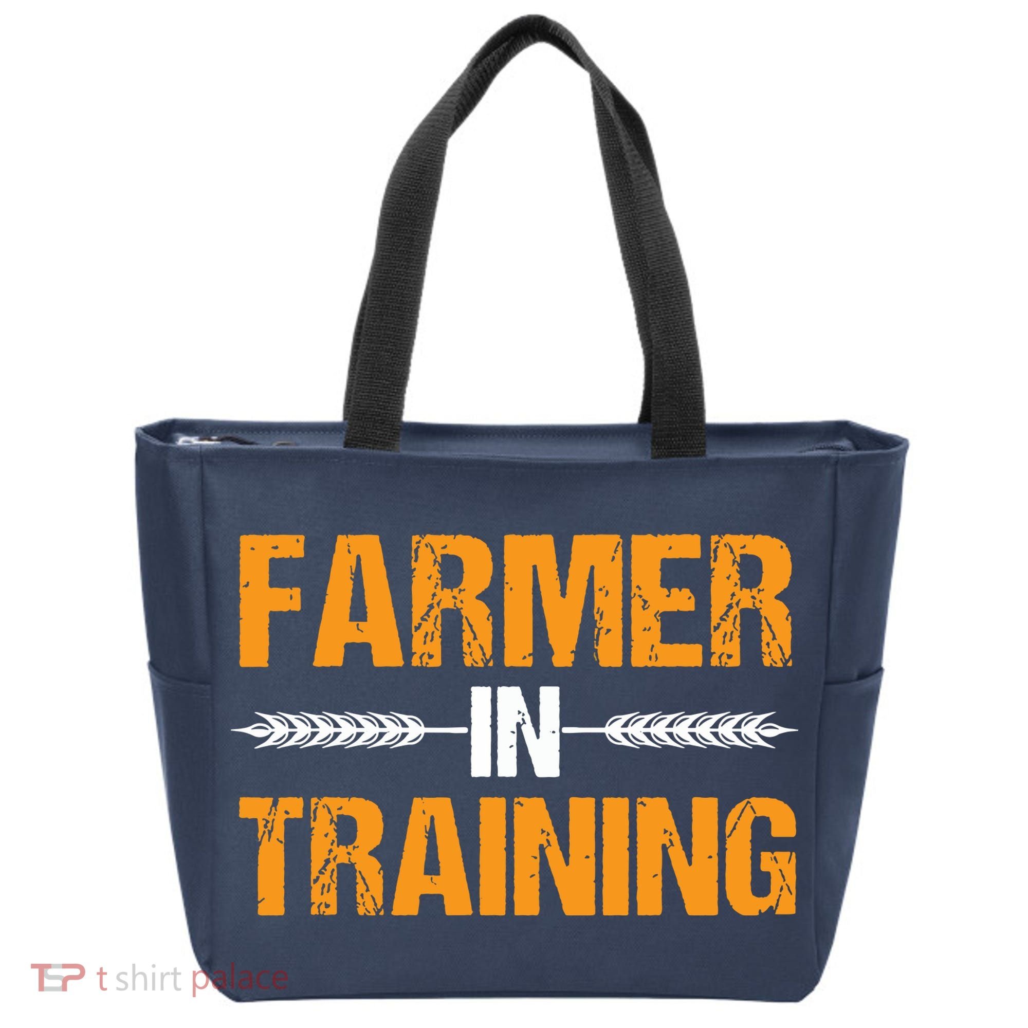 Funny Farmer In Training Apparel Farm Farming Tote Bag