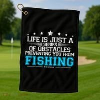 Fishing Golf Towel thumb 1