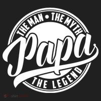 Papa The Man The Myth The Legend Beanie thumb 2