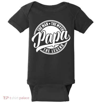 Papa The Man The Myth The Legend Baby Bodysuit