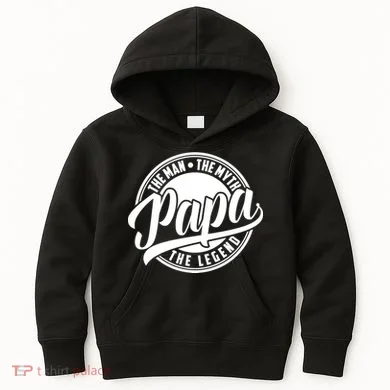 Papa The Man The Myth The Legend Kids Hoodie
