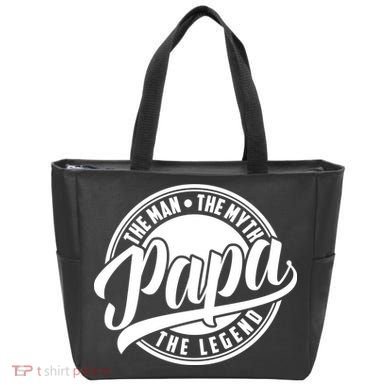 Papa The Man The Myth The Legend Tote Bag