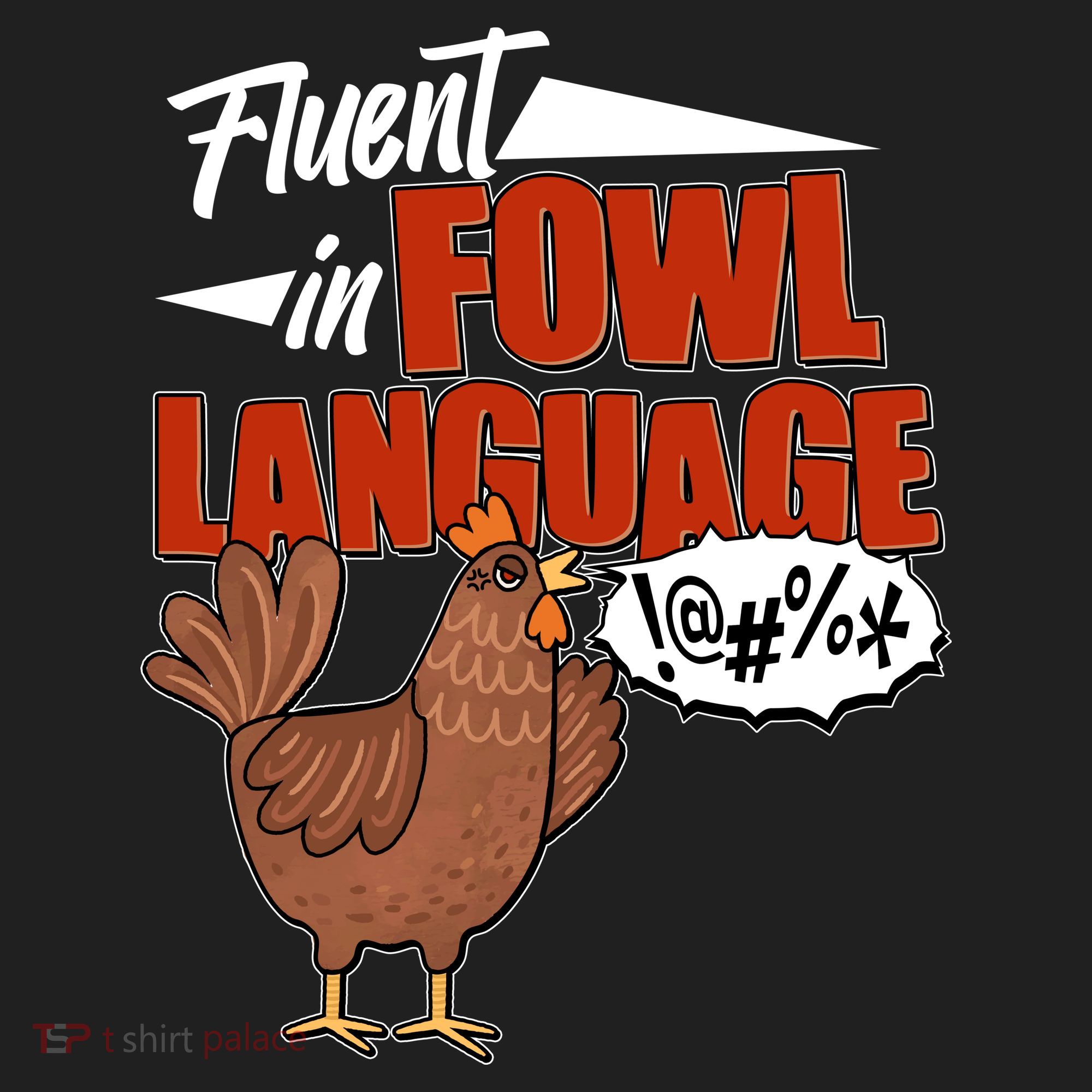 Funny Fluent In Fowl Language Chicken Lover Hat