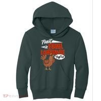 Funny Fluent In Fowl Language Chicken Lover Kids Hoodie thumb 0