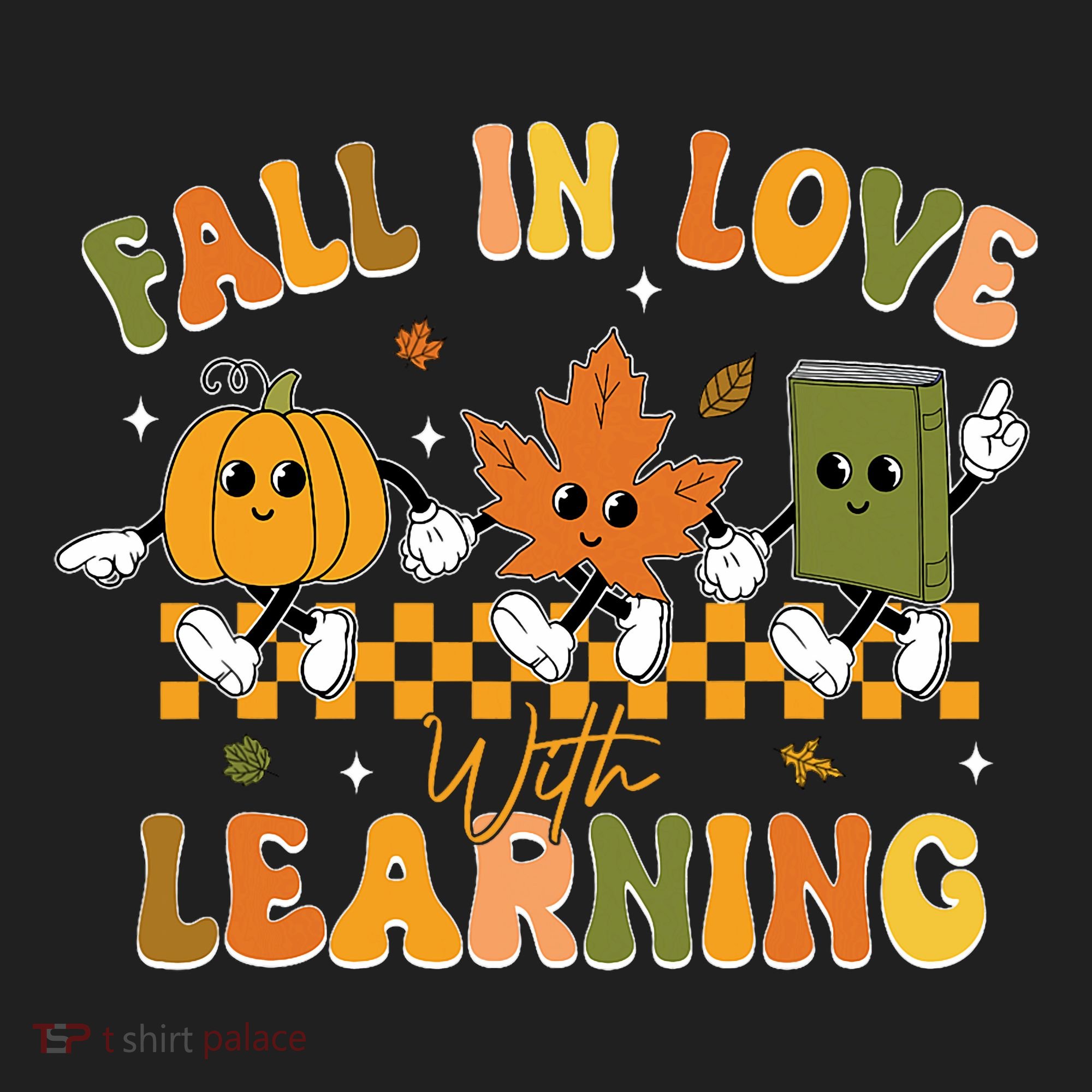 Funny Fall In Love With Learning Retro Pumpkin Thanksgiving Beanie