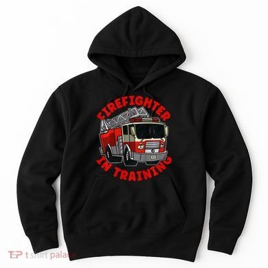 funny Firefighter In Training Fire Truck  Hoodie