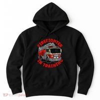 funny Firefighter In Training Fire Truck  Hoodie thumb 0