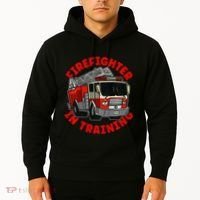 funny Firefighter In Training Fire Truck  Hoodie thumb 2