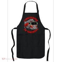 funny Firefighter In Training Fire Truck  Apron thumb 0