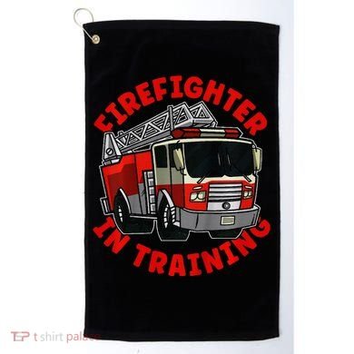 funny Firefighter In Training Fire Truck  Golf Towel