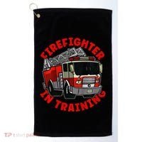 funny Firefighter In Training Fire Truck  Golf Towel thumb 0