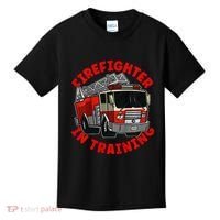 funny Firefighter In Training Fire Truck  Kids T-Shirt thumb 0