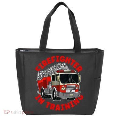 funny Firefighter In Training Fire Truck  Tote Bag