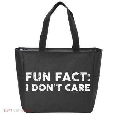 Fun Fact: I Don't Care Tote Bag