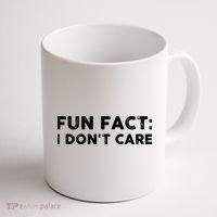 Fun Fact: I Don't Care Coffee Mug thumb 1