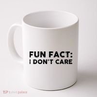 Fun Fact: I Don't Care Coffee Mug thumb 0