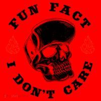 Fun Fact I Don't Care Funny Skeleton Sarcastic Santa Hat thumb 1