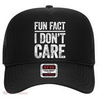 Fun Fact I Don't Care Great Gift Sarcastic Meaningful Gift Cute Gift Hat thumb 0