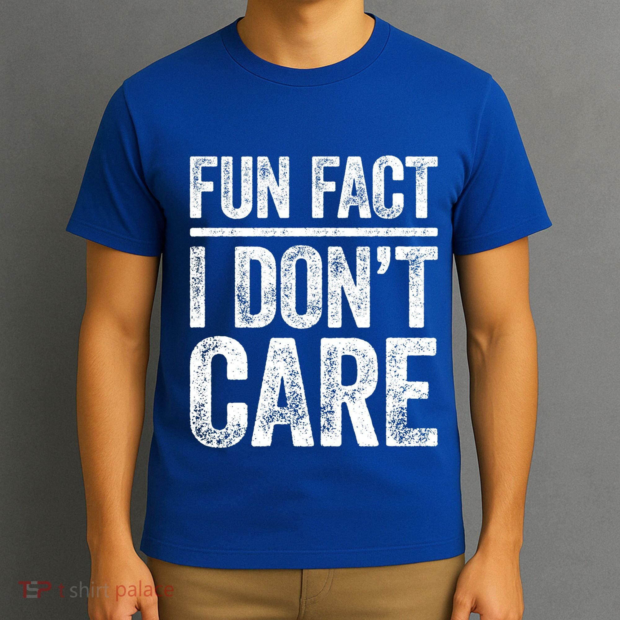 Fun Fact I Don't Care Great Gift Sarcastic Meaningful Gift Cute Gift T-Shirt