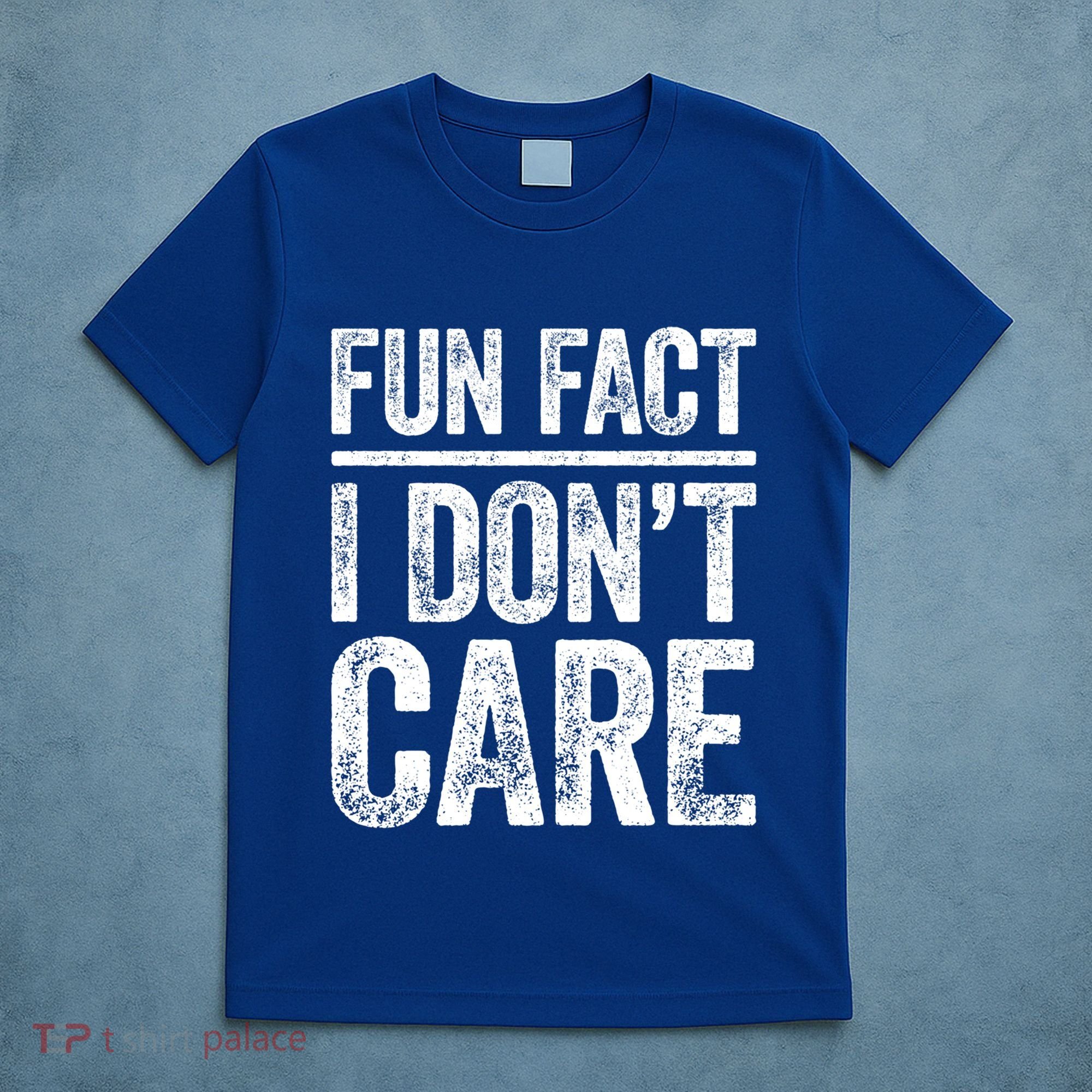 Fun Fact I Don't Care Great Gift Sarcastic Meaningful Gift Cute Gift T-Shirt