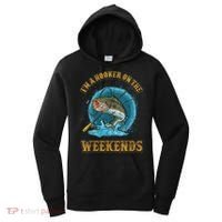 Funny Fishing I'm A Hooker On The Weekends Women's Hoodie thumb 0