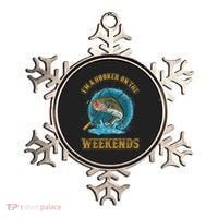 Funny Fishing I'm A Hooker On The Weekends Ornament thumb 0
