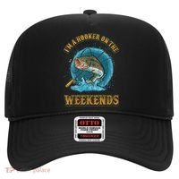 Funny Fishing I'm A Hooker On The Weekends Hat thumb 0