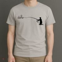 Fly Fish Idaho With White Text Trout Fishing T-Shirt thumb 3