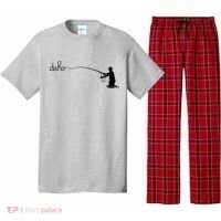 Fly Fish Idaho With White Text Trout Fishing Pajama Set thumb 0