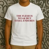 Fantasyinitiative Fantasy Initiative By Fire And Steel The Flesh Is Weak But Ste T-Shirt thumb 3